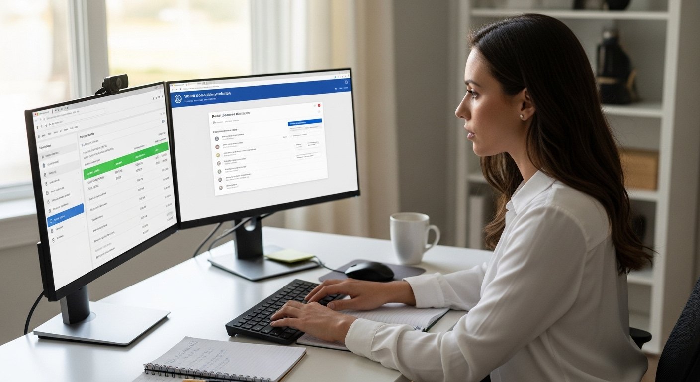 Medical billing specialist handling podiatry insurance verification CPT coding and claim submission remotely for a US clinic